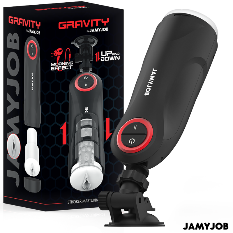 JAMYJOB - AUTOMATISCHER VAGINA-MASTURBATOR MIT GRAVITY-FUNKTION, 5 STOSSMODI UND SOUNDEFFEKT